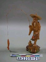 藏品(木雕漁翁)的圖片